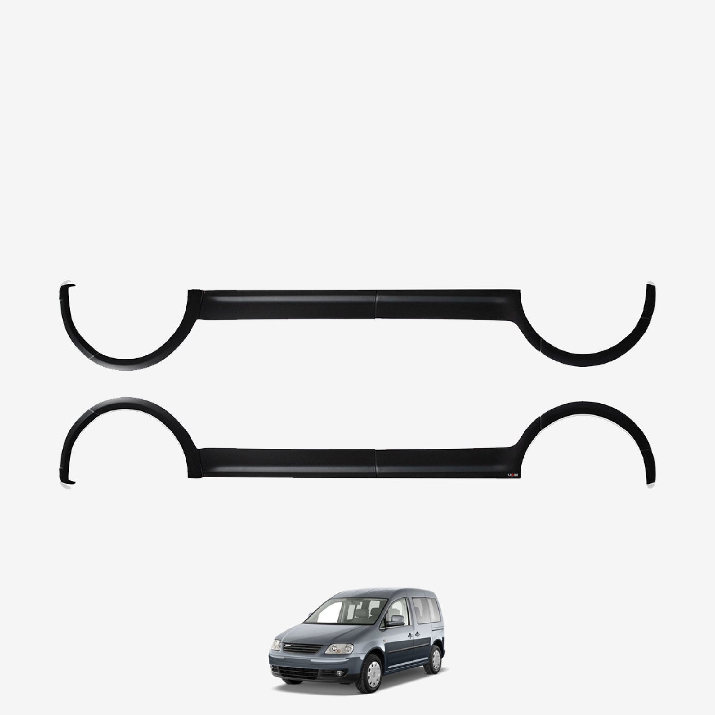 Volkswagen Caddy 2004-2010 Yıl Aralığı Uyumlu Uzun Şase Çift Sürgü Dodik Seti 12 Parça
