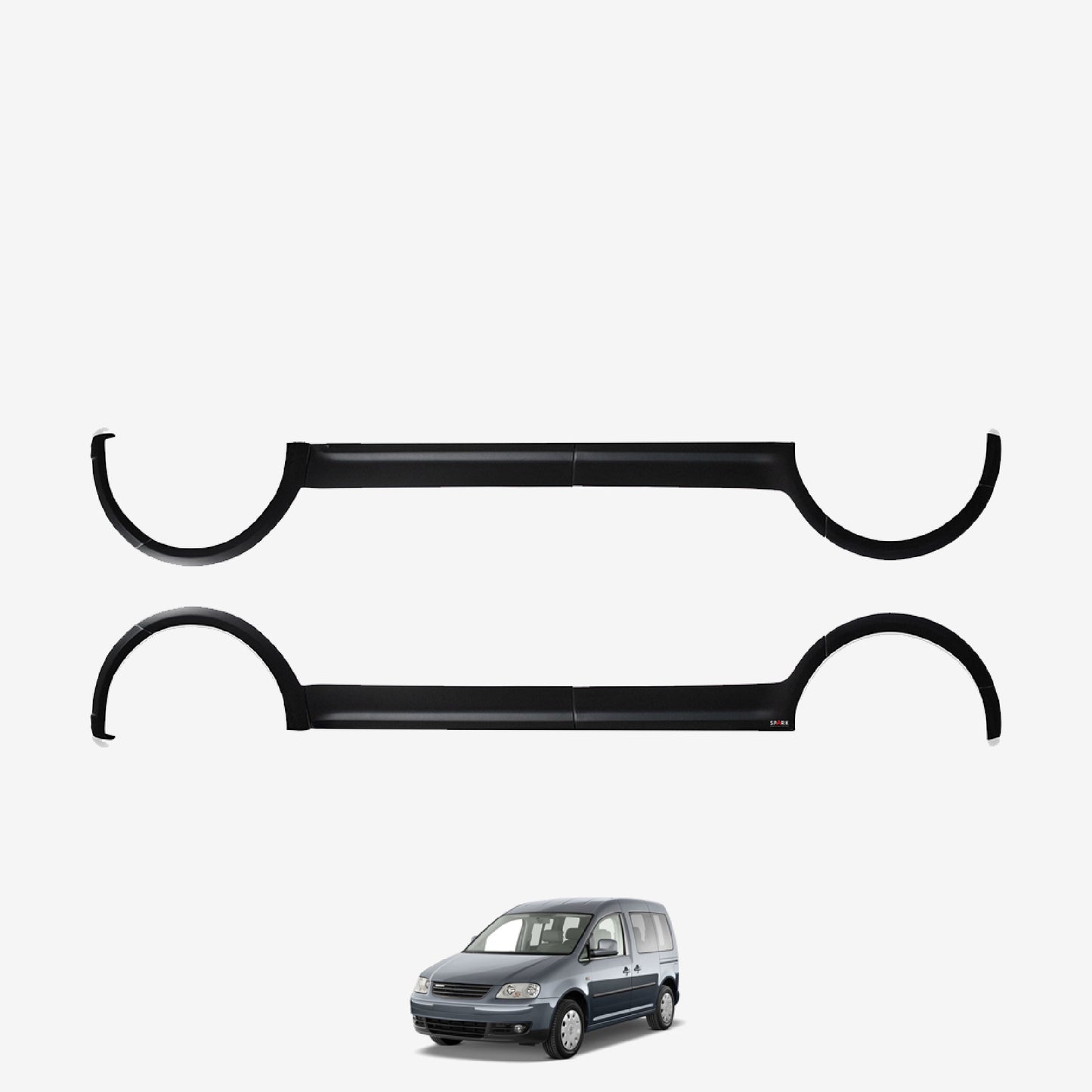 Volkswagen Caddy 2004-2010 Yıl Aralığı Uyumlu Uzun Şase Sol Sürgü Dodik Seti 12 Parça
