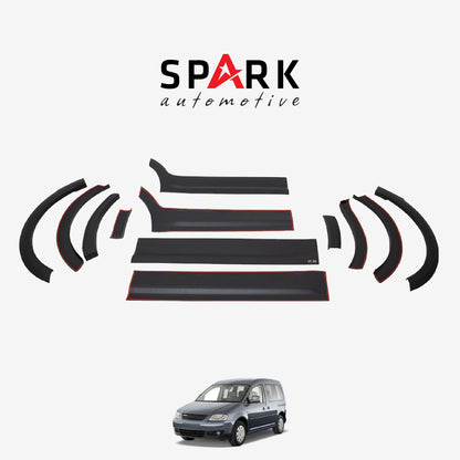 Volkswagen Caddy 2004-2010 Yıl Aralığı Uyumlu Uzun Şase Sol Sürgü Dodik Seti 12 Parça