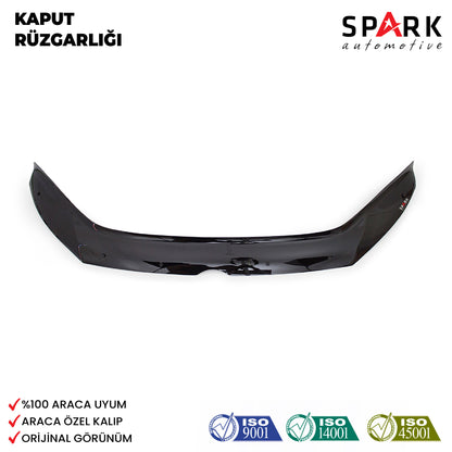 Volkswagen Caddy 2010-2015 Yıl Aralığı Uyumlu Kaput Rüzgarlığı 4mm