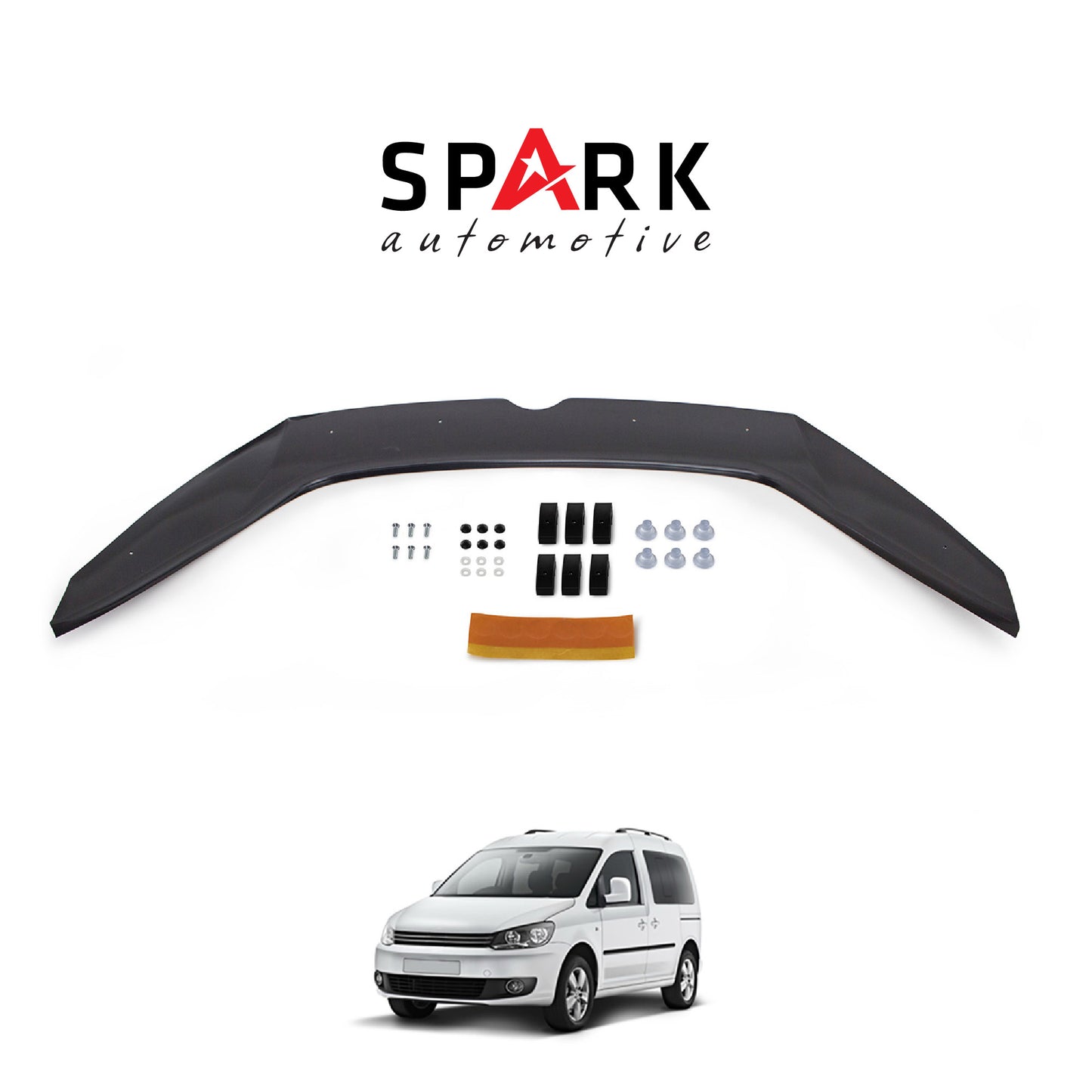 Volkswagen Caddy 2010-2015 Yıl Aralığı Uyumlu Kaput Rüzgarlığı 4mm