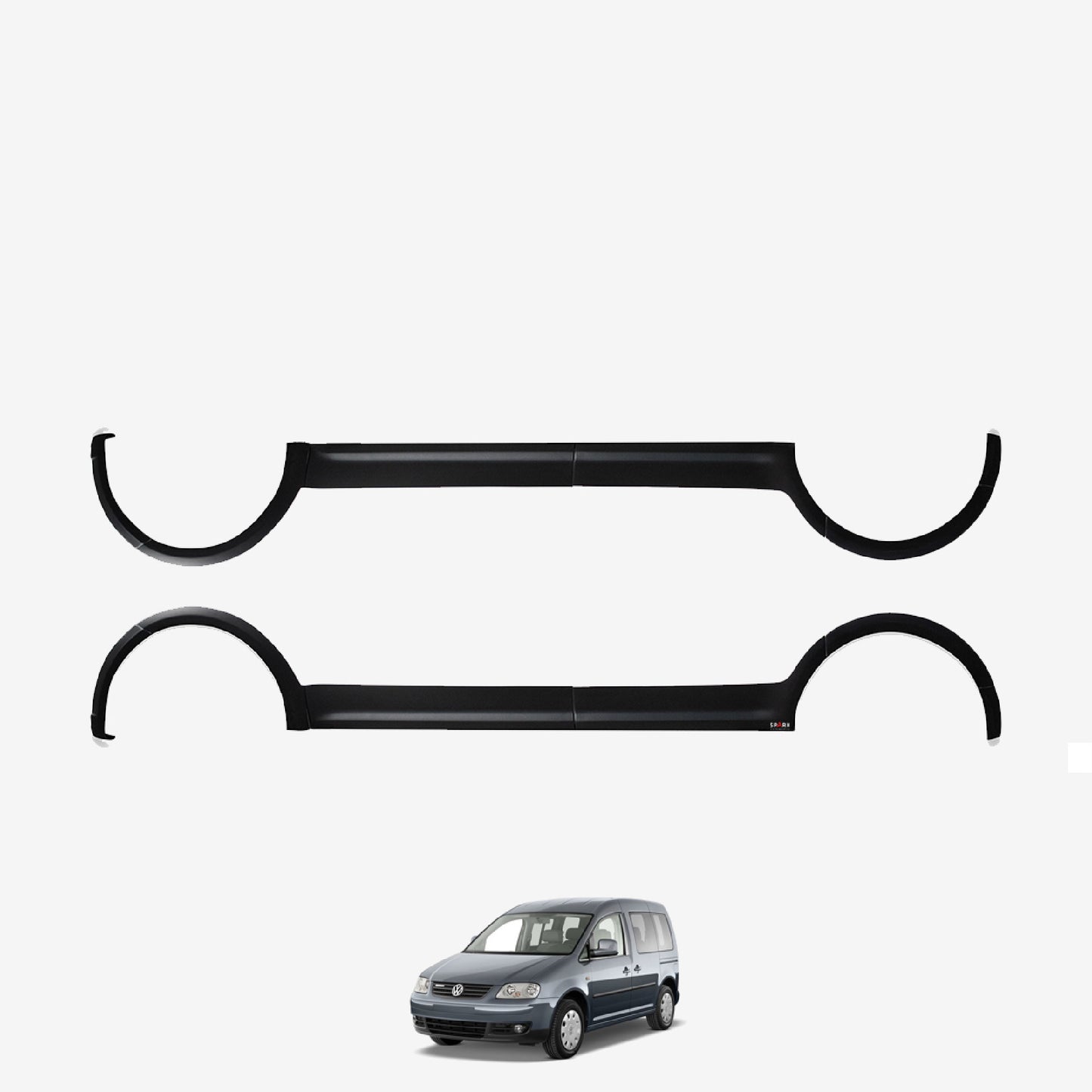 Volkswagen Caddy 2010-2015 Yıl Aralığı Uyumlu Kısa Şase Sol Sürgü Dodik Seti 12 Parça