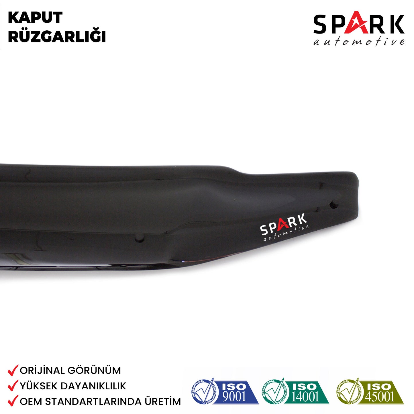 Volkswagen Amarok 2010-2022 Yıl Aralığı Uyumlu Kaput Rüzgarlığı 3mm