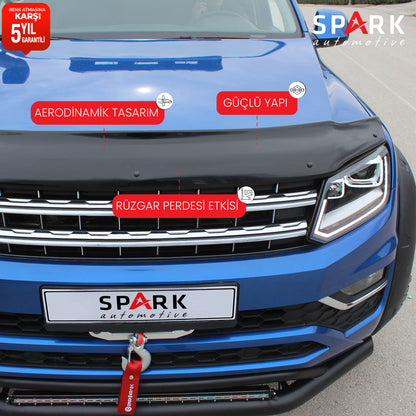 Volkswagen Amarok 2010-2022 Yıl Aralığı Uyumlu Kaput Rüzgarlığı 4mm