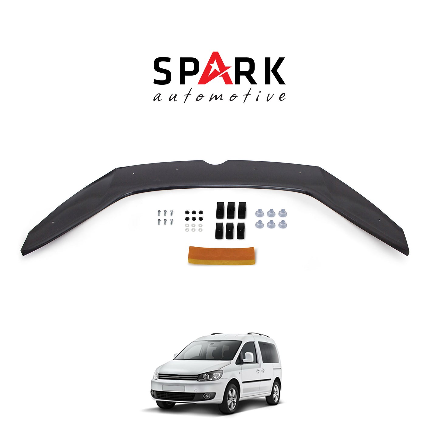 Volkswagen Caddy 2010-2015 Yıl Aralığı Uyumlu Kaput Rüzgarlığı 3mm