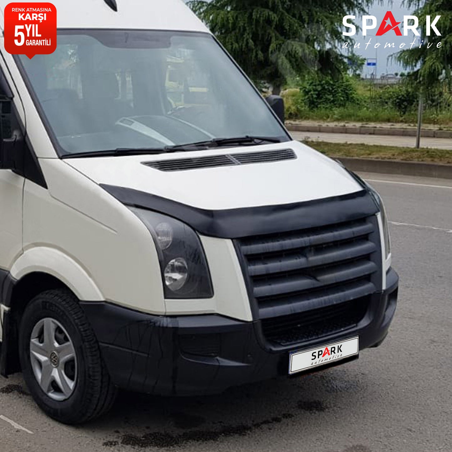 Volkswagen Crafter 2006-2012 Yıl Aralığı Uyumlu Kaput Rüzgarlığı 3mm