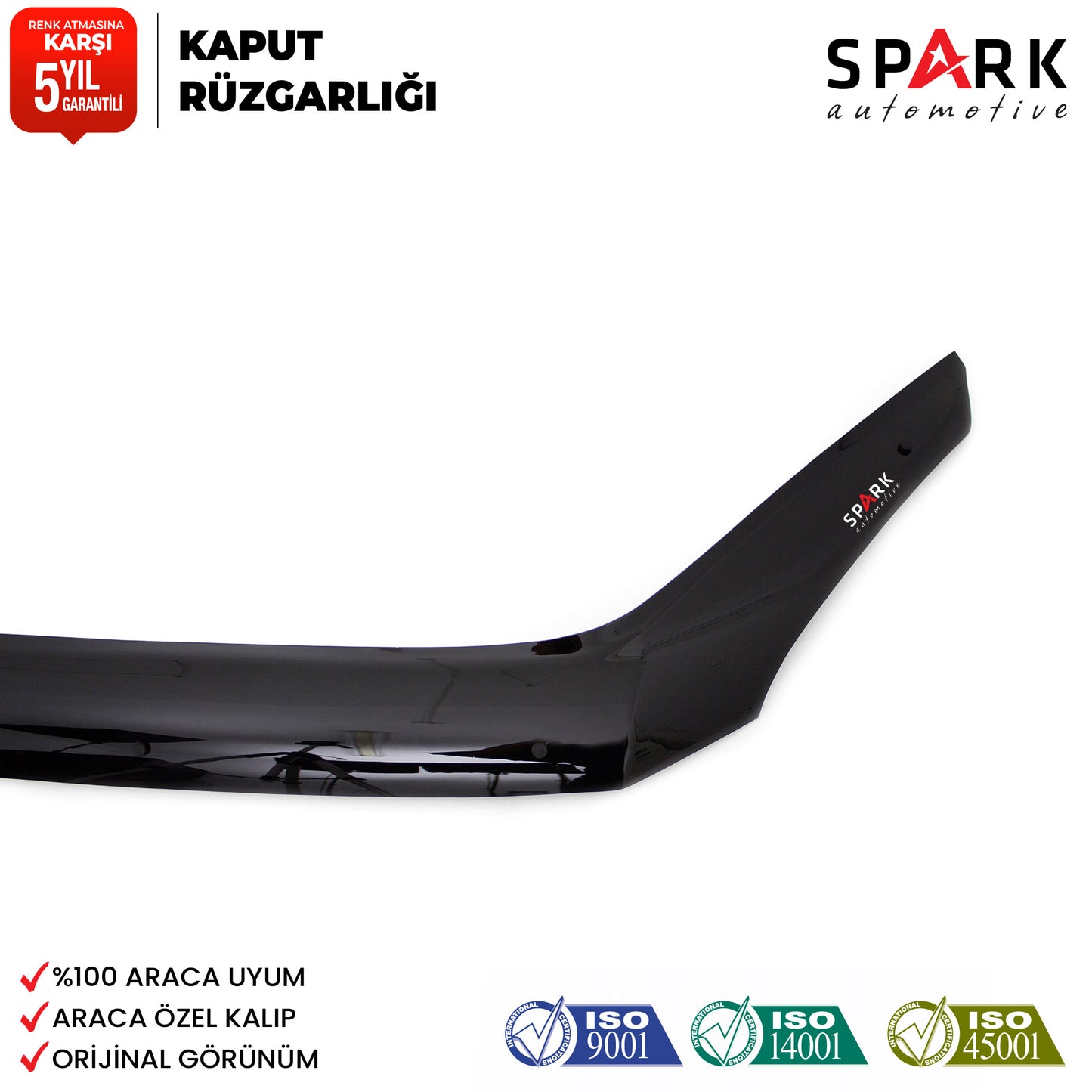 Volkswagen Crafter 2006-2012 Yıl Aralığı Uyumlu Kaput Rüzgarlığı 3mm