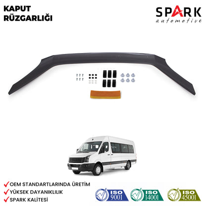 Volkswagen Crafter 2012-2017 Yıl Aralığı Uyumlu Kaput Rüzgarlığı 4mm