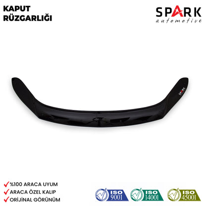 Volkswagen Tiguan 2008-2011 Yıl Aralığı Uyumlu Kaput Rüzgarlığı 4mm