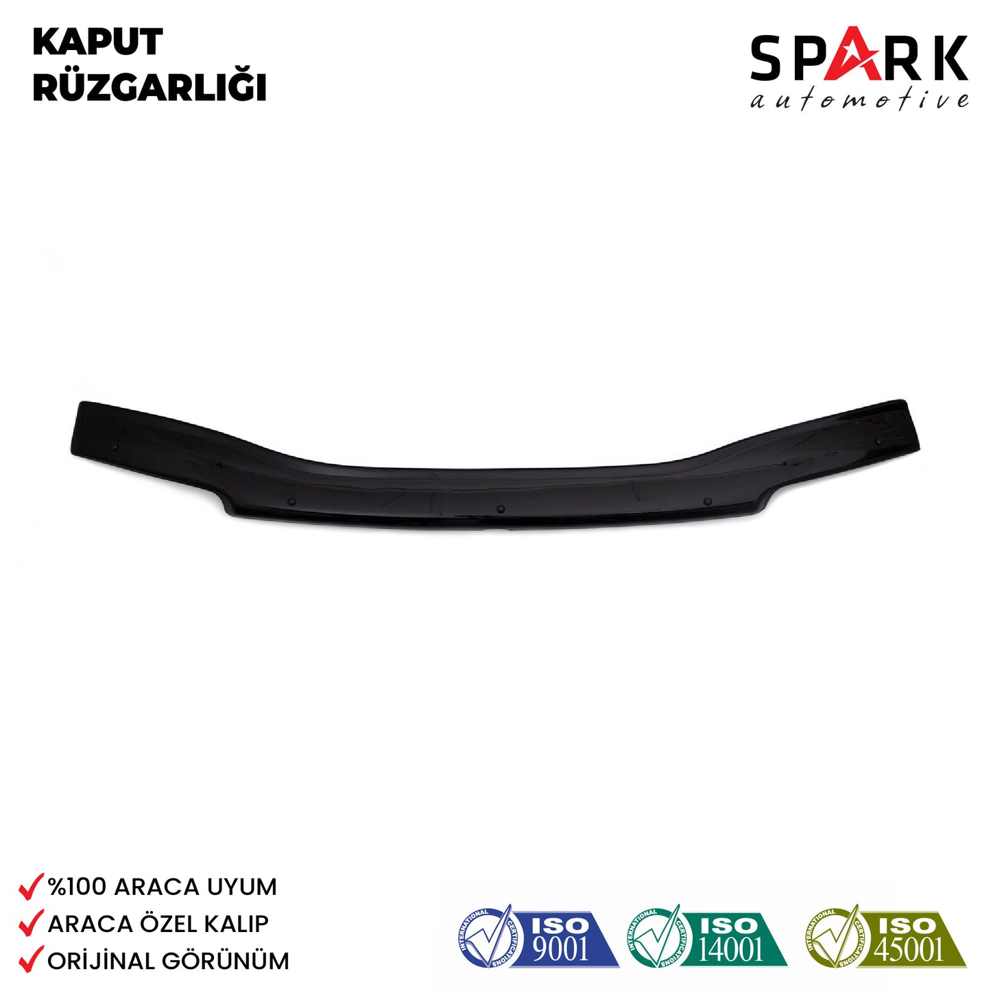 Volkswagen Transporter T4 1995-2003- Yıl Aralığı Uyumlu Kaput Rüzgarlığı 4mm
