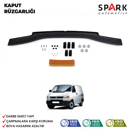 Volkswagen Transporter T4 1995-2003- Yıl Aralığı Uyumlu Kaput Rüzgarlığı 4mm