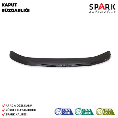 Volkswagen Transporter T5 2009-2014 Yıl Aralığı Uyumlu Kaput Rüzgarlığı 3mm
