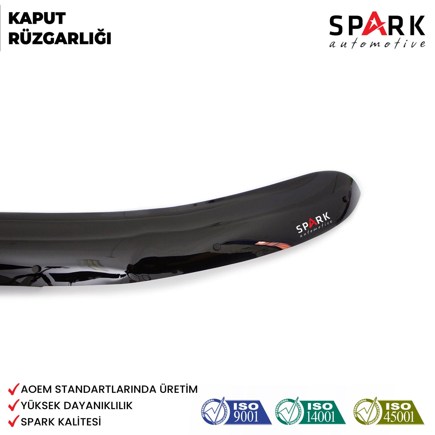 Volkswagen Transporter T5 2009-2014 Yıl Aralığı Uyumlu Kaput Rüzgarlığı 3mm