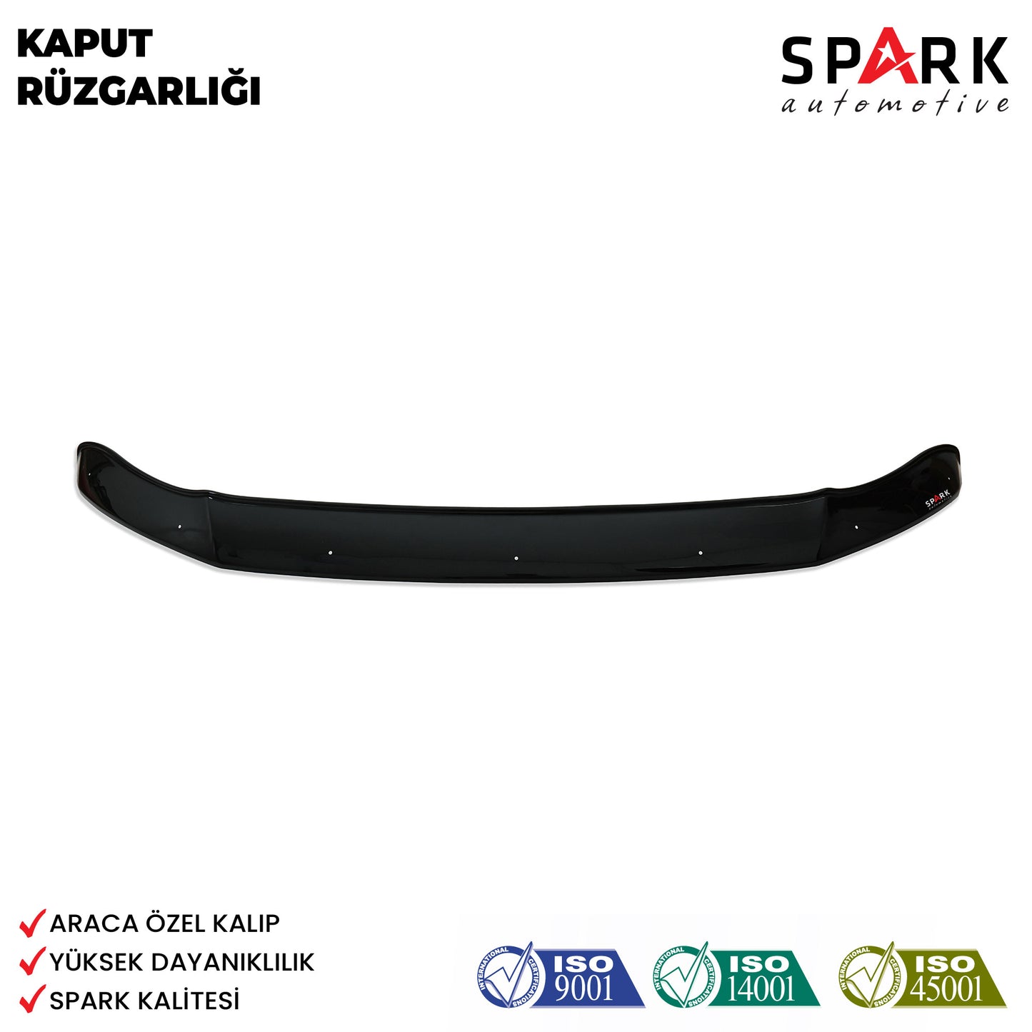 Volkswagen Transporter T6 2015-2020 Yıl Aralığı Uyumlu Kaput Rüzgarlığı 3mm