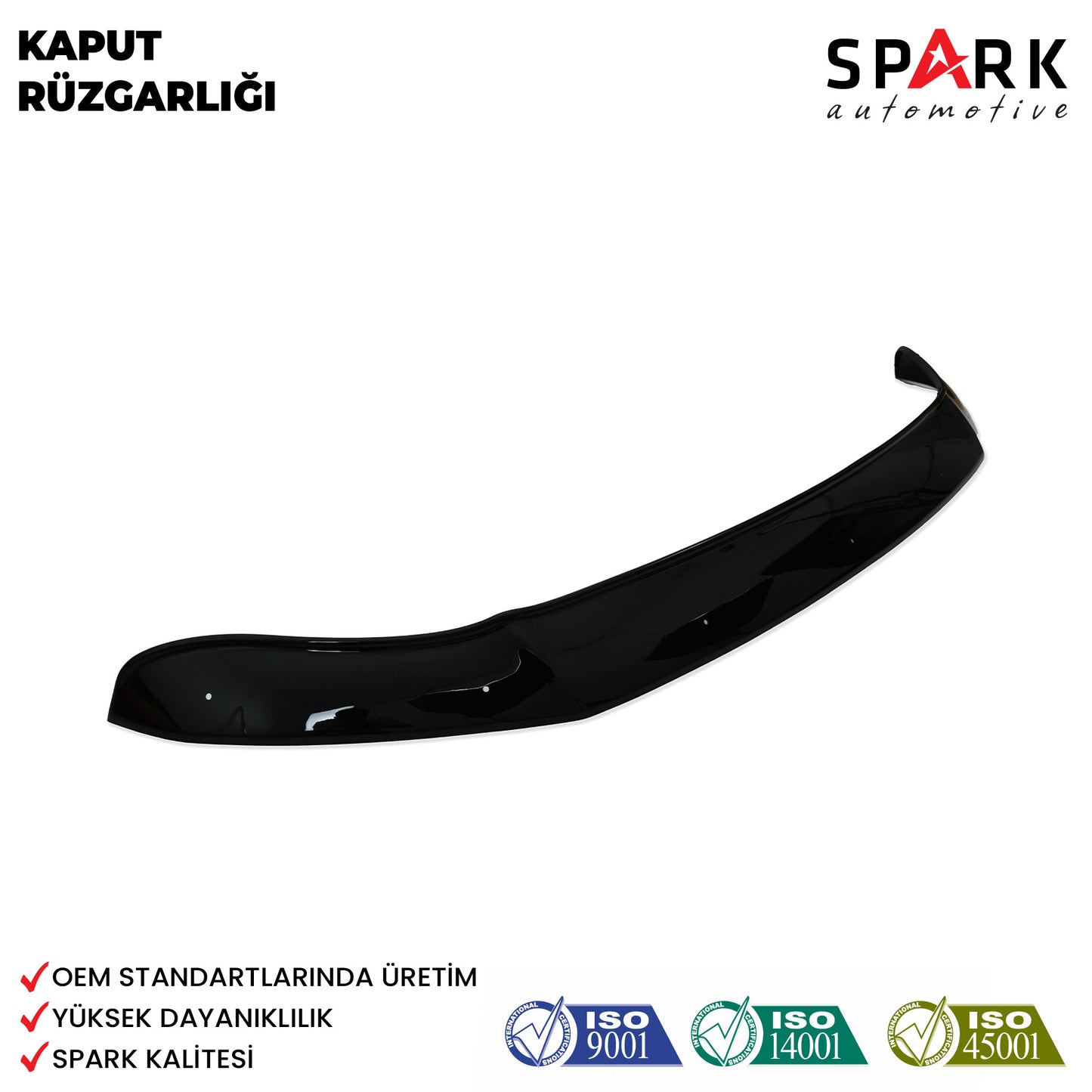 Volkswagen Transporter T6 2015-2020 Yıl Aralığı Uyumlu Kaput Rüzgarlığı 3mm