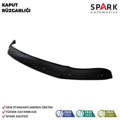 Volkswagen Transporter T6 2015-2020 Yıl Aralığı Uyumlu Kaput Rüzgarlığı 4mm