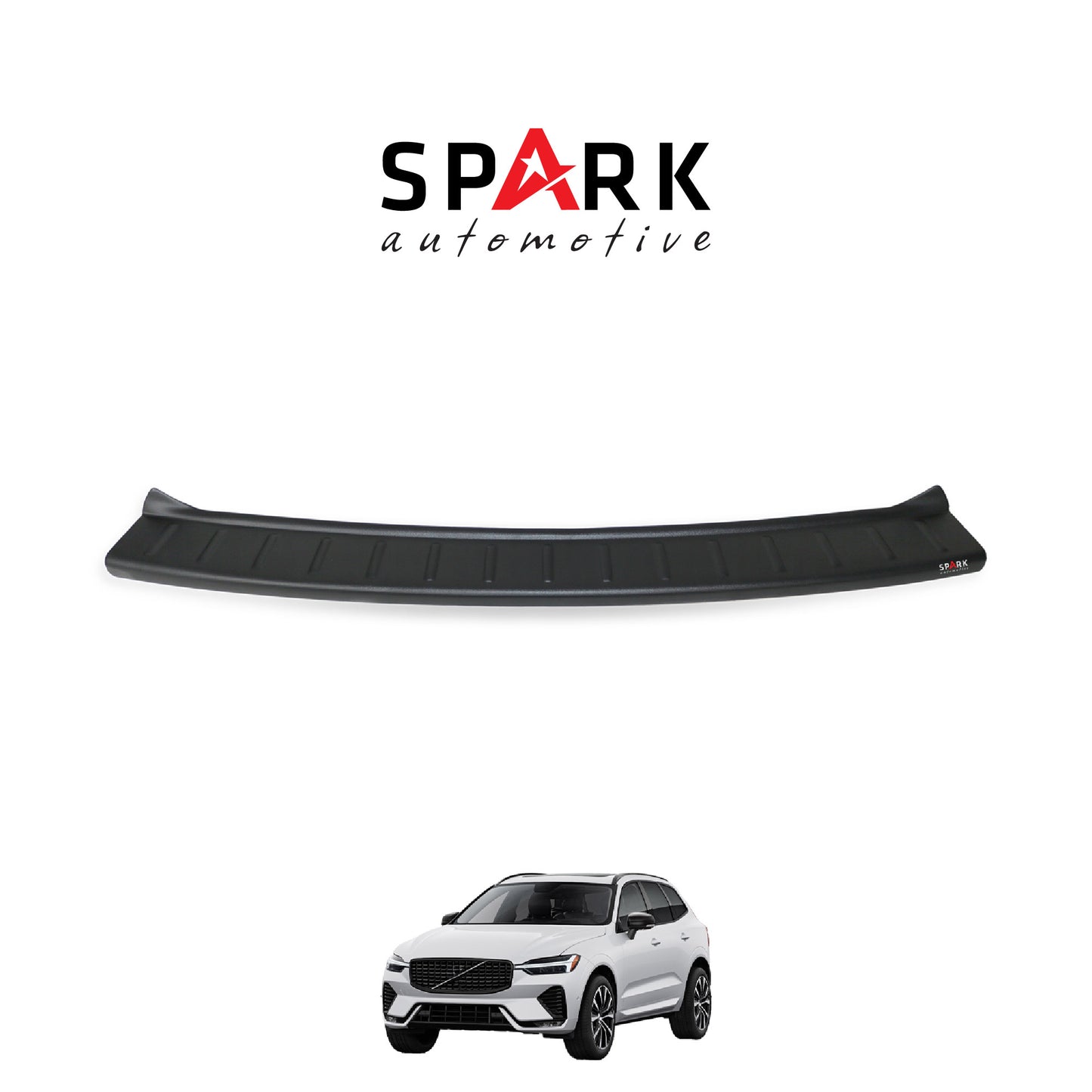 Volvo XC60 2017- Yılı ve Sonrası Uyumlu Arka Tampon Eşiği Mat