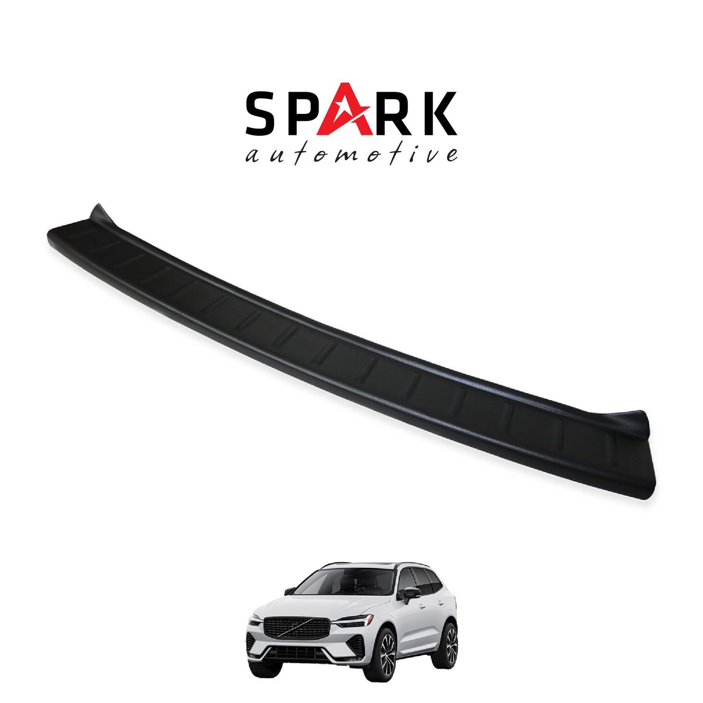 Volvo XC60 2017- Yılı ve Sonrası Uyumlu Arka Tampon Eşiği Mat