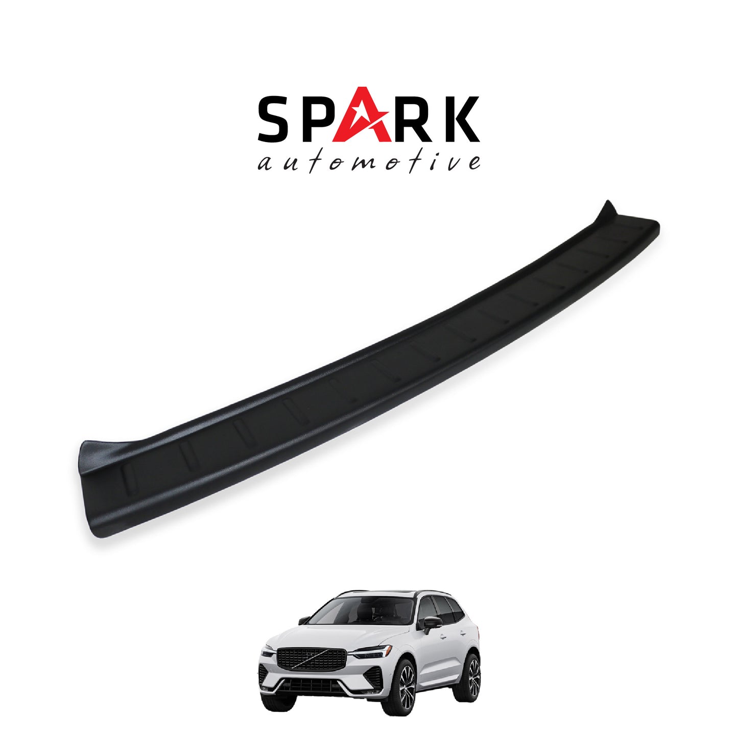 Volvo XC60 2017- Yılı ve Sonrası Uyumlu Arka Tampon Eşiği Mat