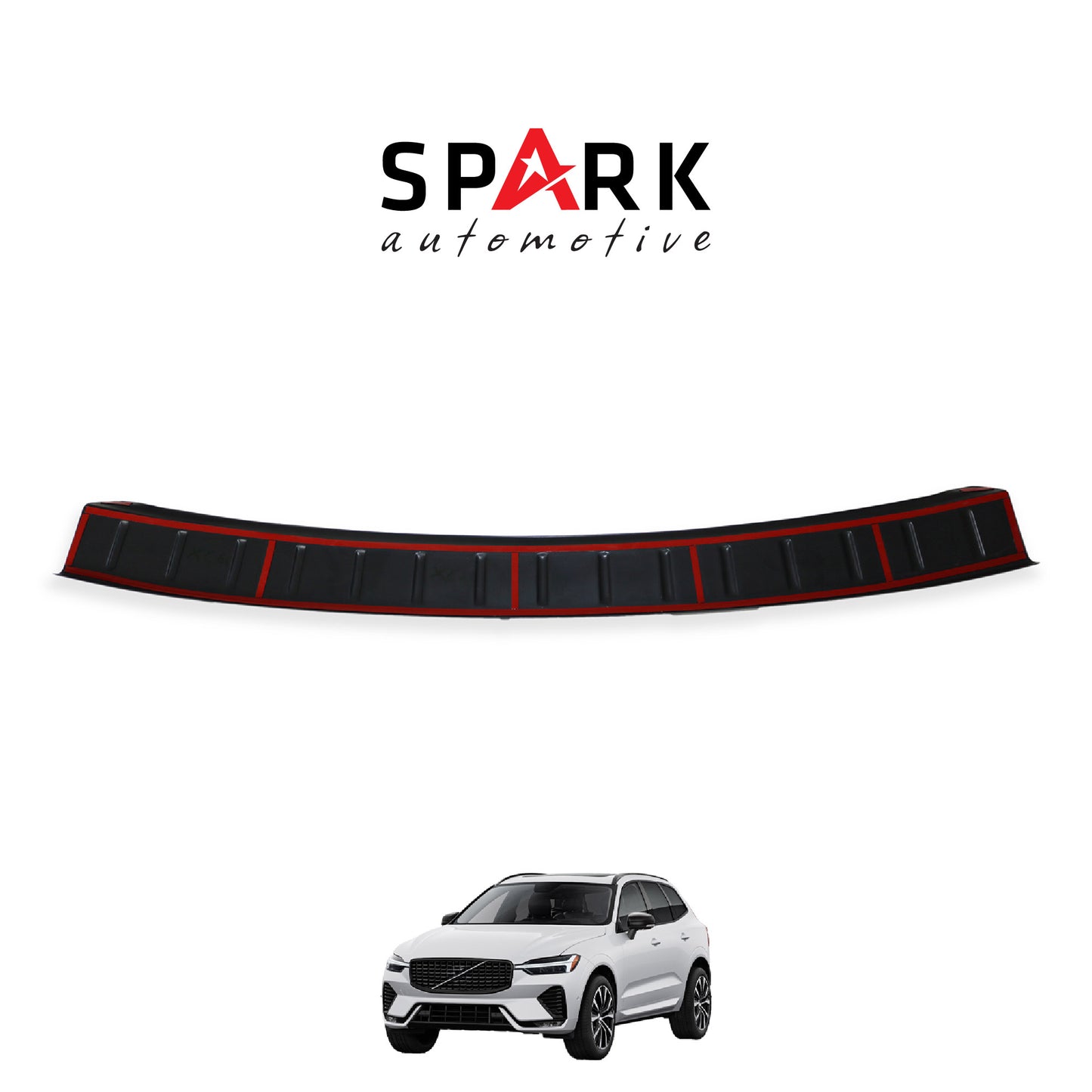 Volvo XC60 2017- Yılı ve Sonrası Uyumlu Arka Tampon Eşiği Mat