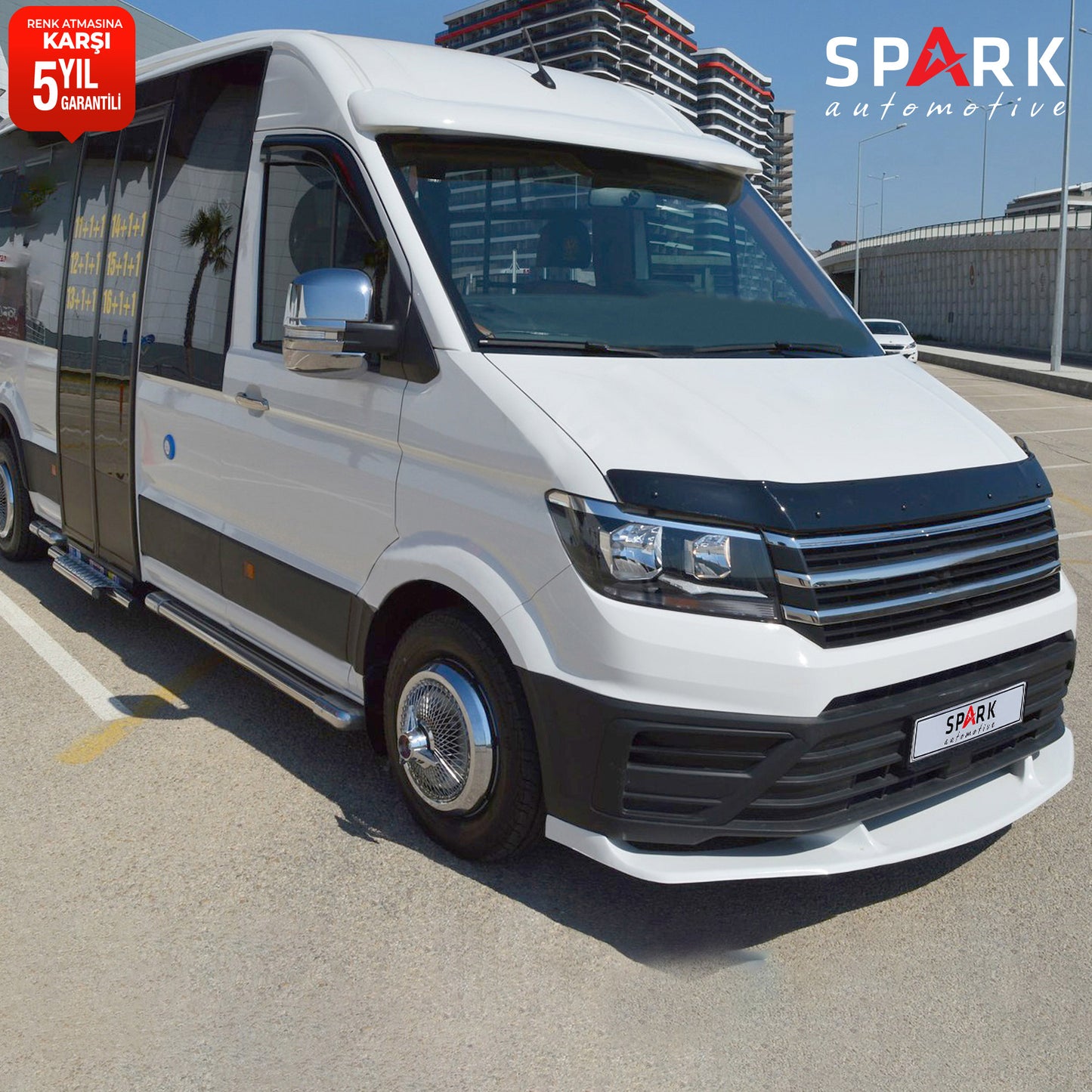 Volkswagen Crafter 2018- Yılı ve Sonrası Uyumlu Kaput Rüzgarlığı 3mm